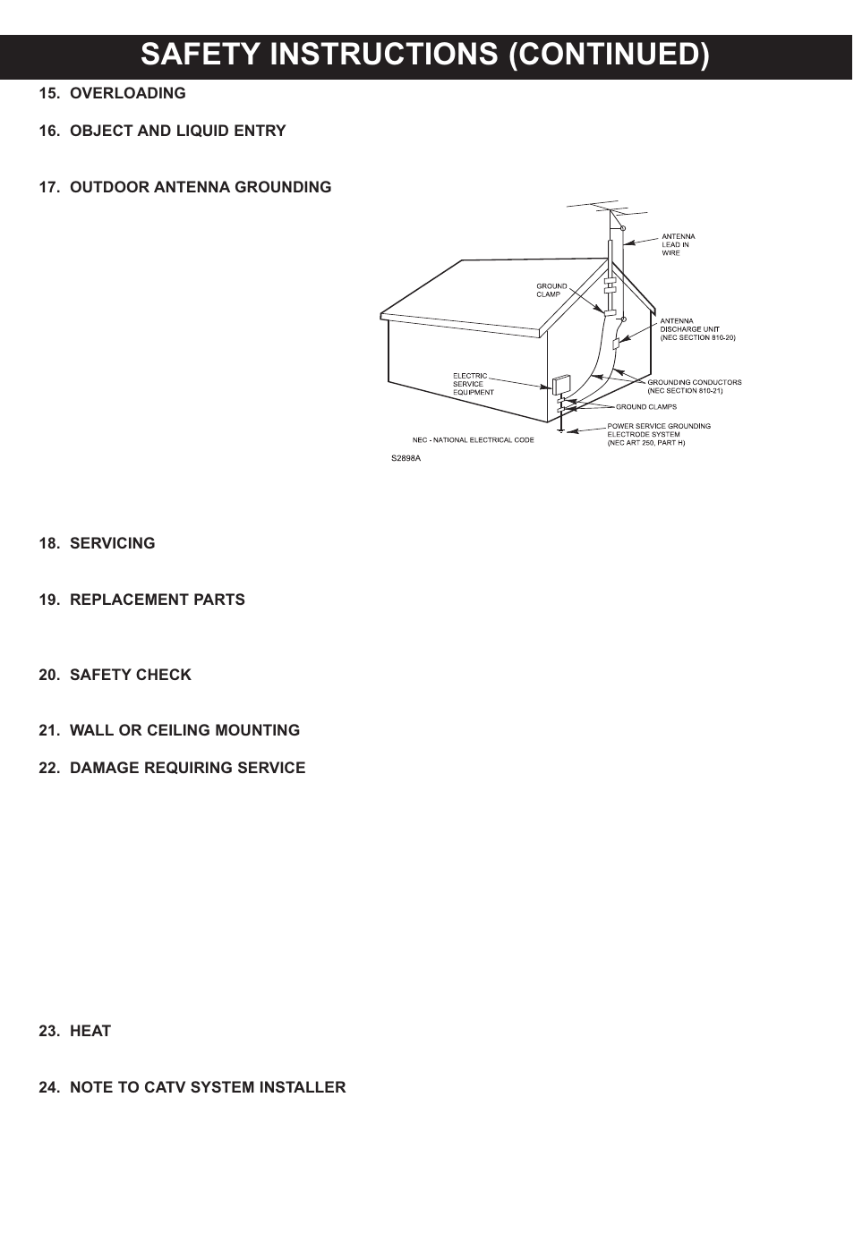 Safety instructions (continued) | Memorex MP4047 User Manual | Page 6 / 42