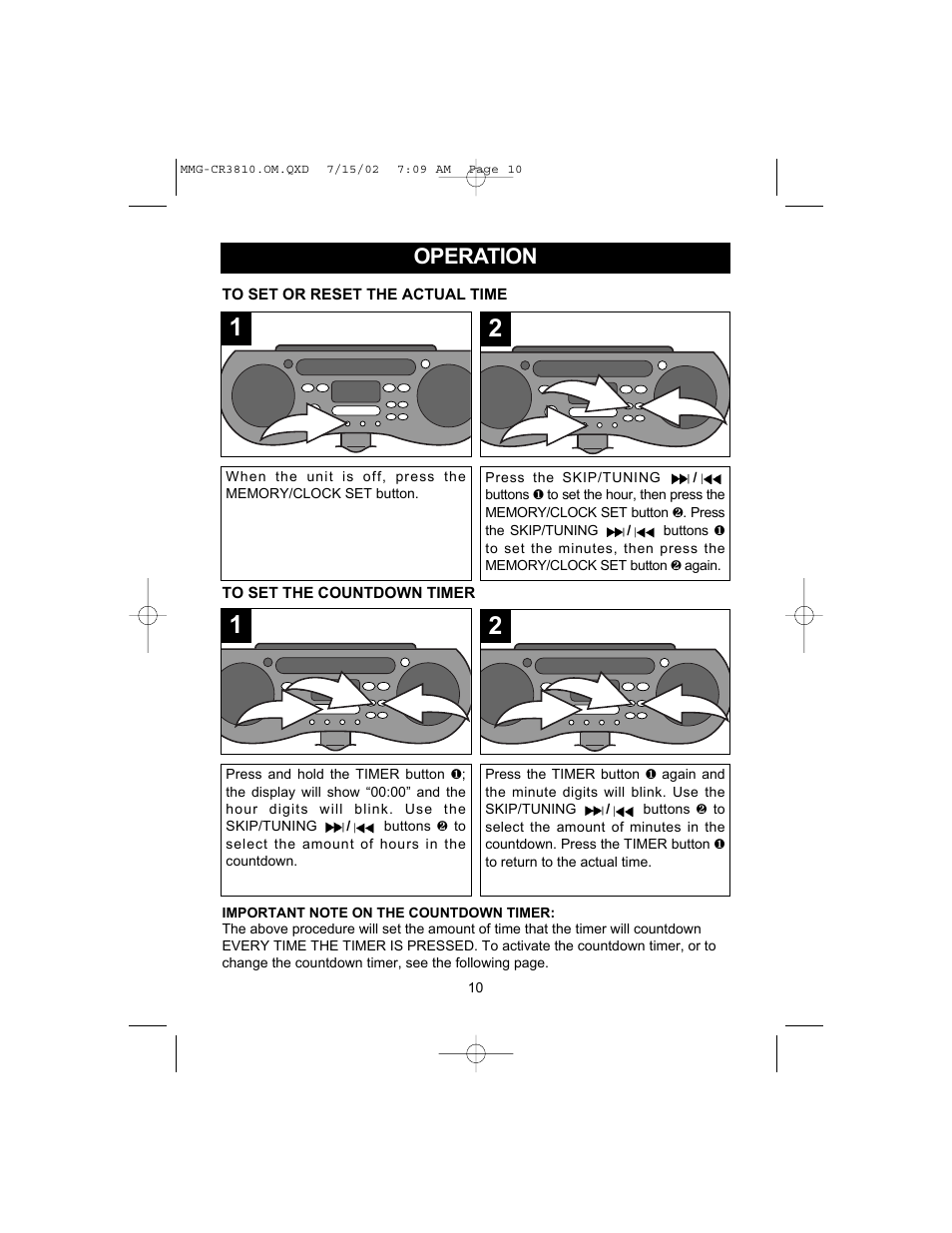 Memorex MMG-CR3810 User Manual | Page 11 / 21