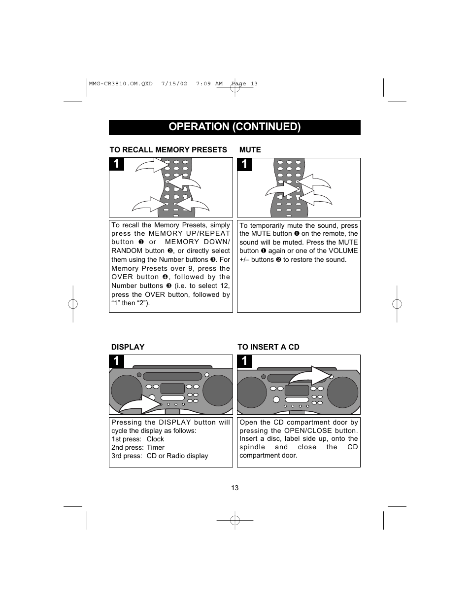Memorex MMG-CR3810 User Manual | Page 14 / 21