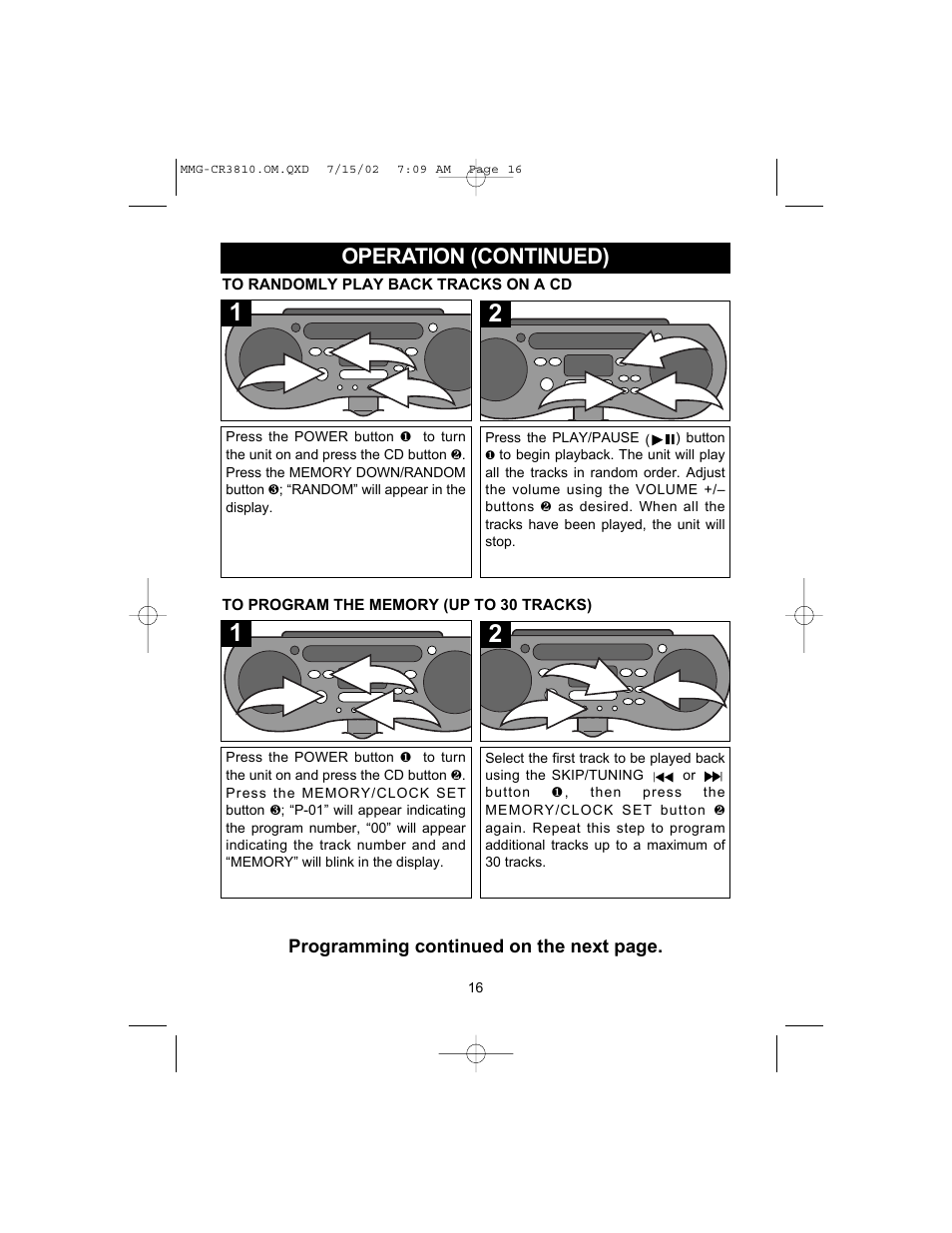 Memorex MMG-CR3810 User Manual | Page 17 / 21