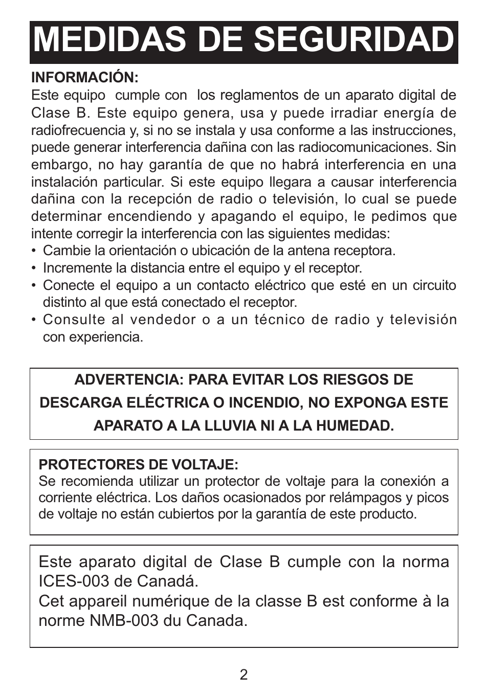 Medidas de seguridad | Memorex iTrek Mi3001 User Manual | Page 20 / 36