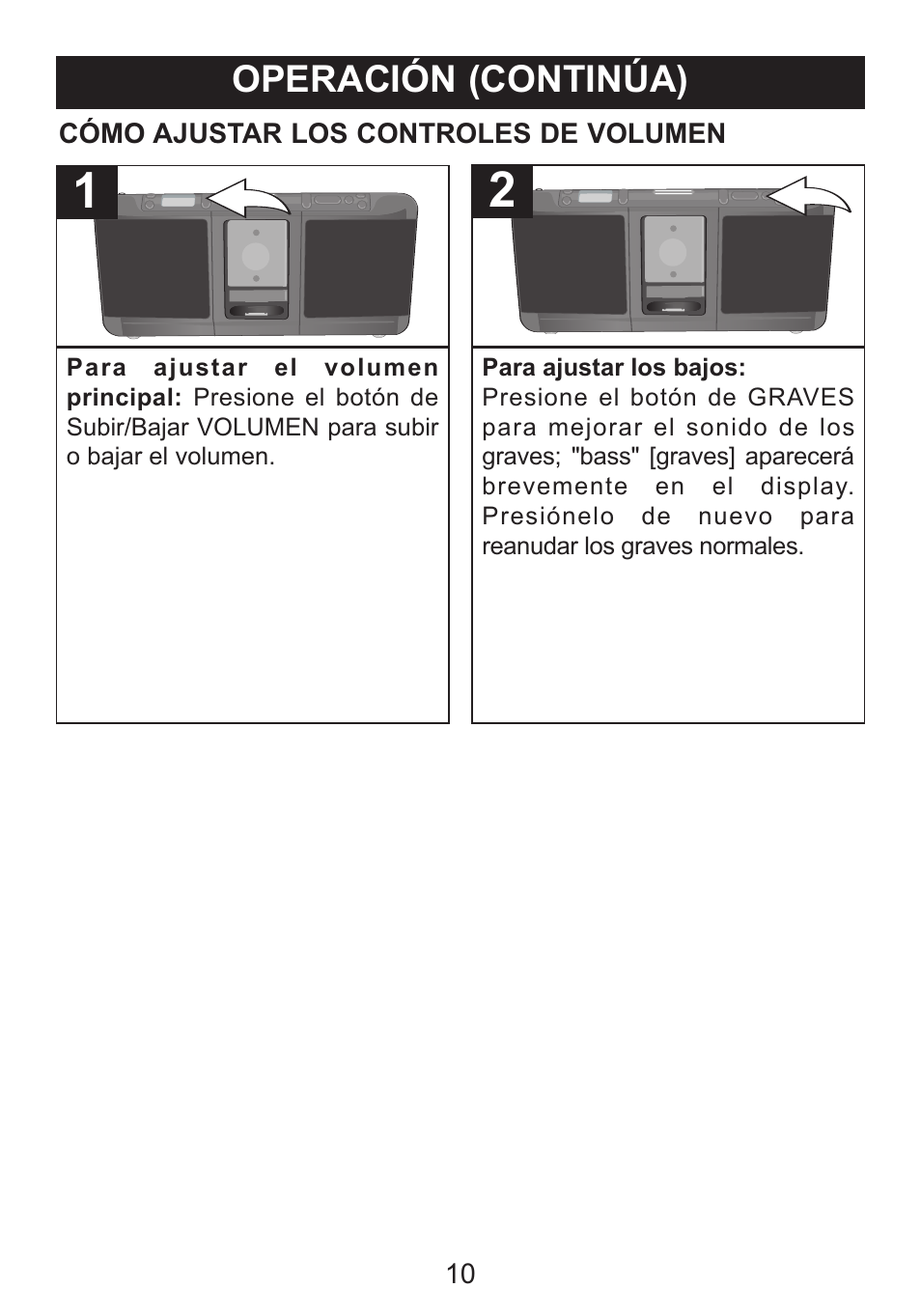 Operación (continúa) | Memorex iTrek Mi3001 User Manual | Page 28 / 36