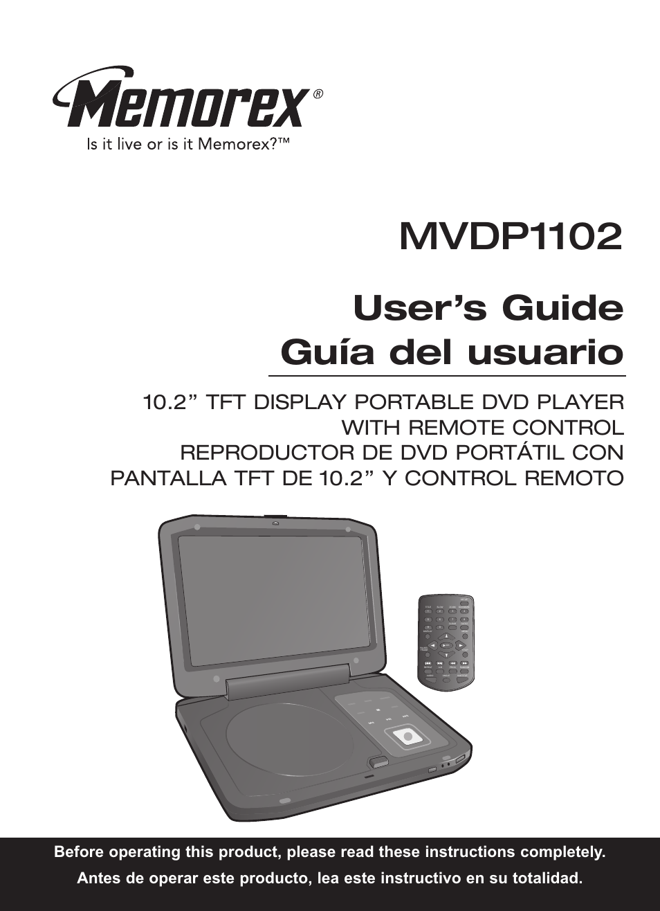 Memorex MVDP1102 User Manual | 94 pages