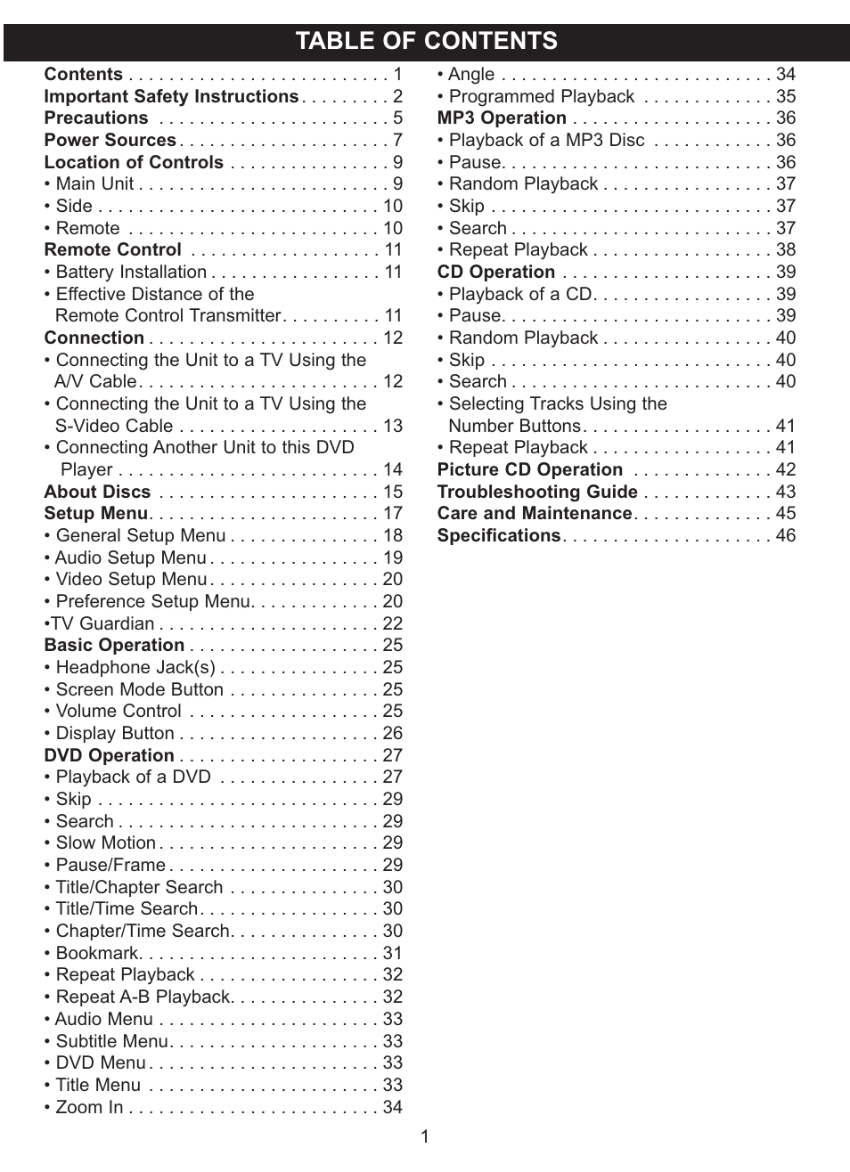 Memorex MVDP1102 User Manual | Page 2 / 94