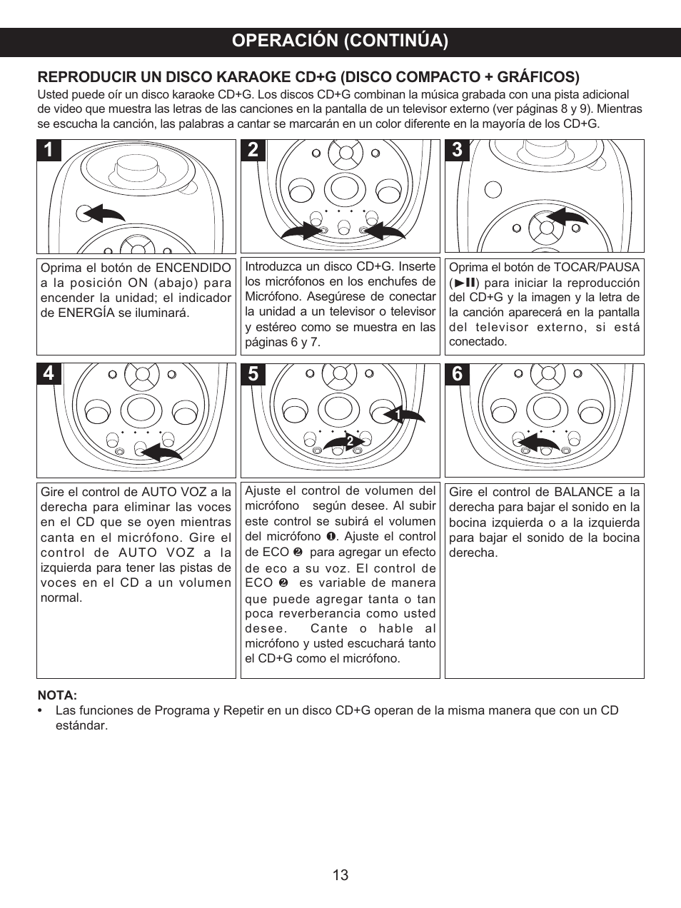 Operación (continúa) | Memorex MKS2115 User Manual | Page 33 / 38