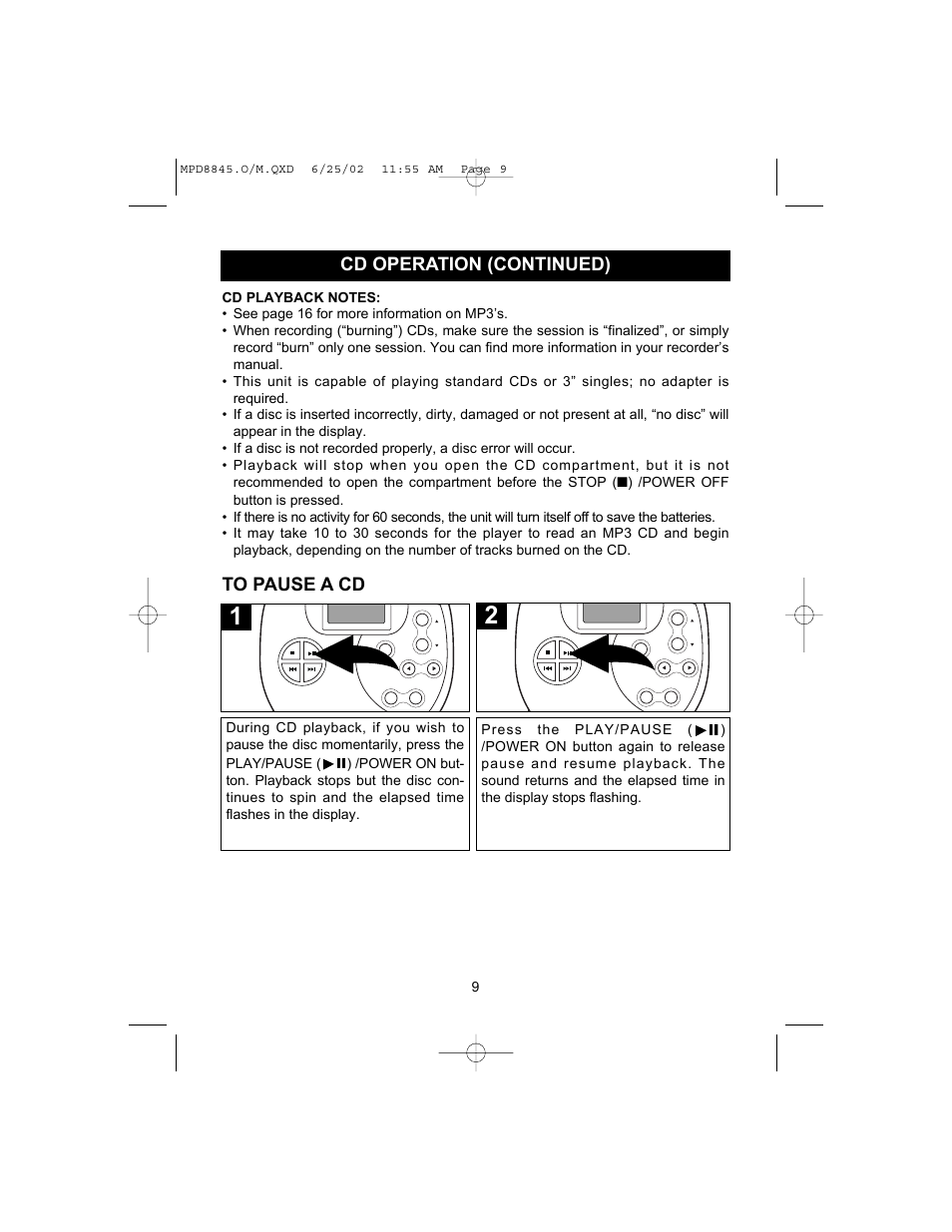 Memorex MPD8845 User Manual | Page 10 / 24