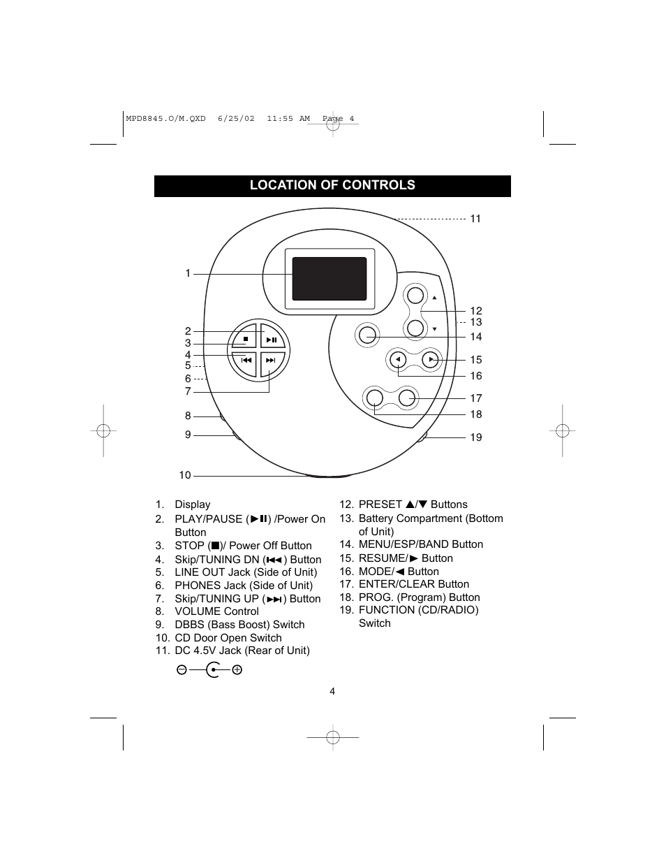 Memorex MPD8845 User Manual | Page 5 / 24