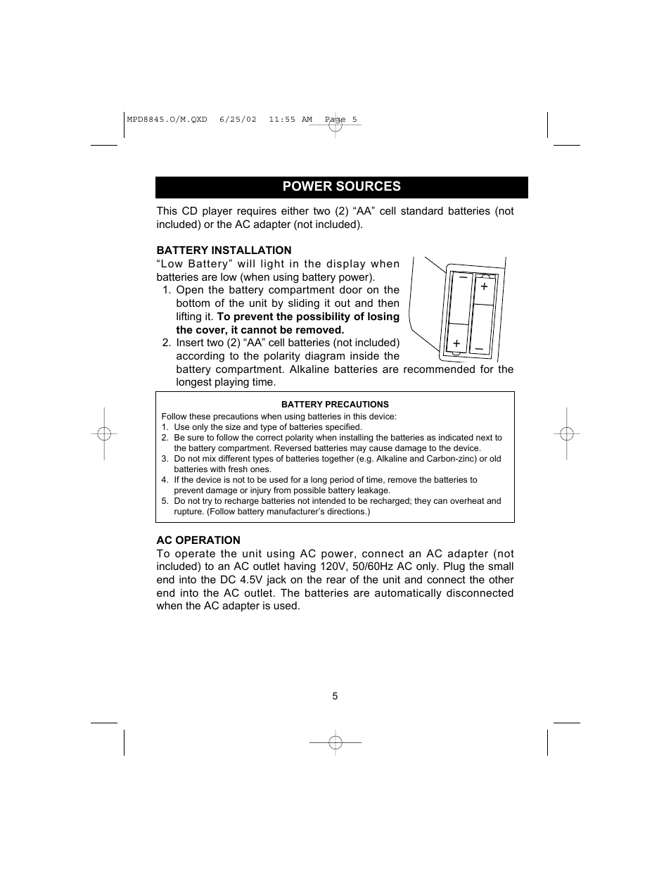 Memorex MPD8845 User Manual | Page 6 / 24