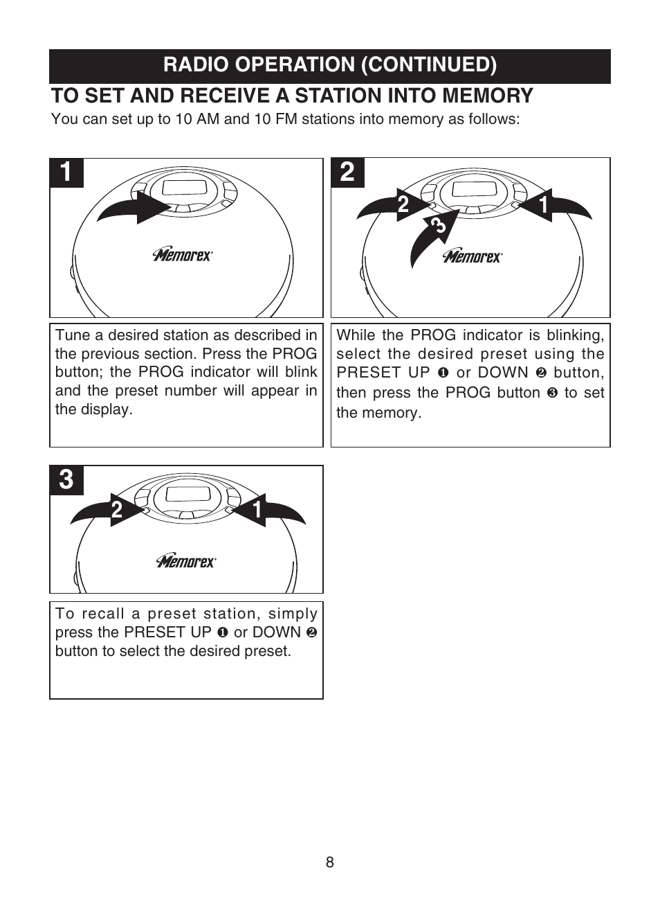 Memorex MD6883 User Manual | Page 9 / 19