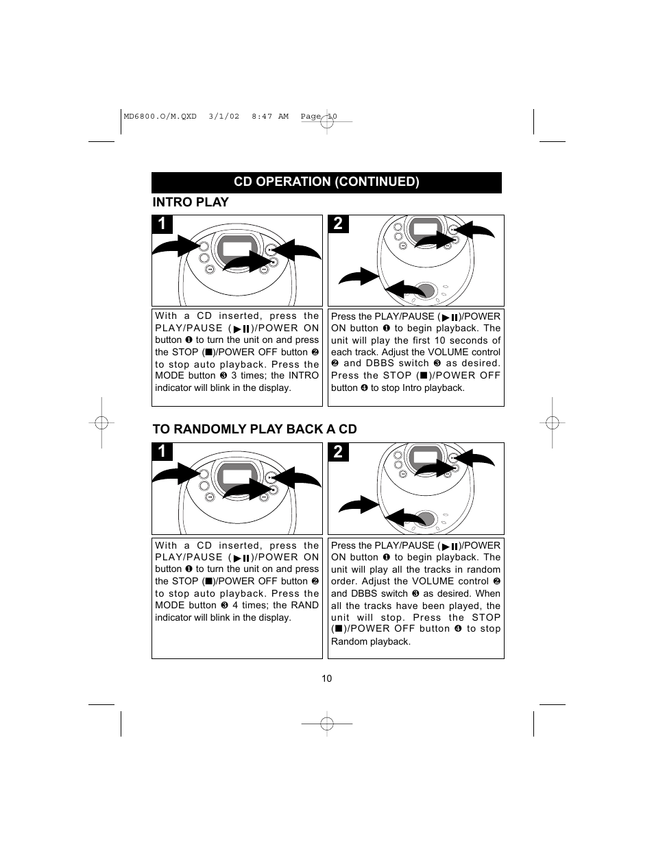 Memorex MD6800 User Manual | Page 11 / 15