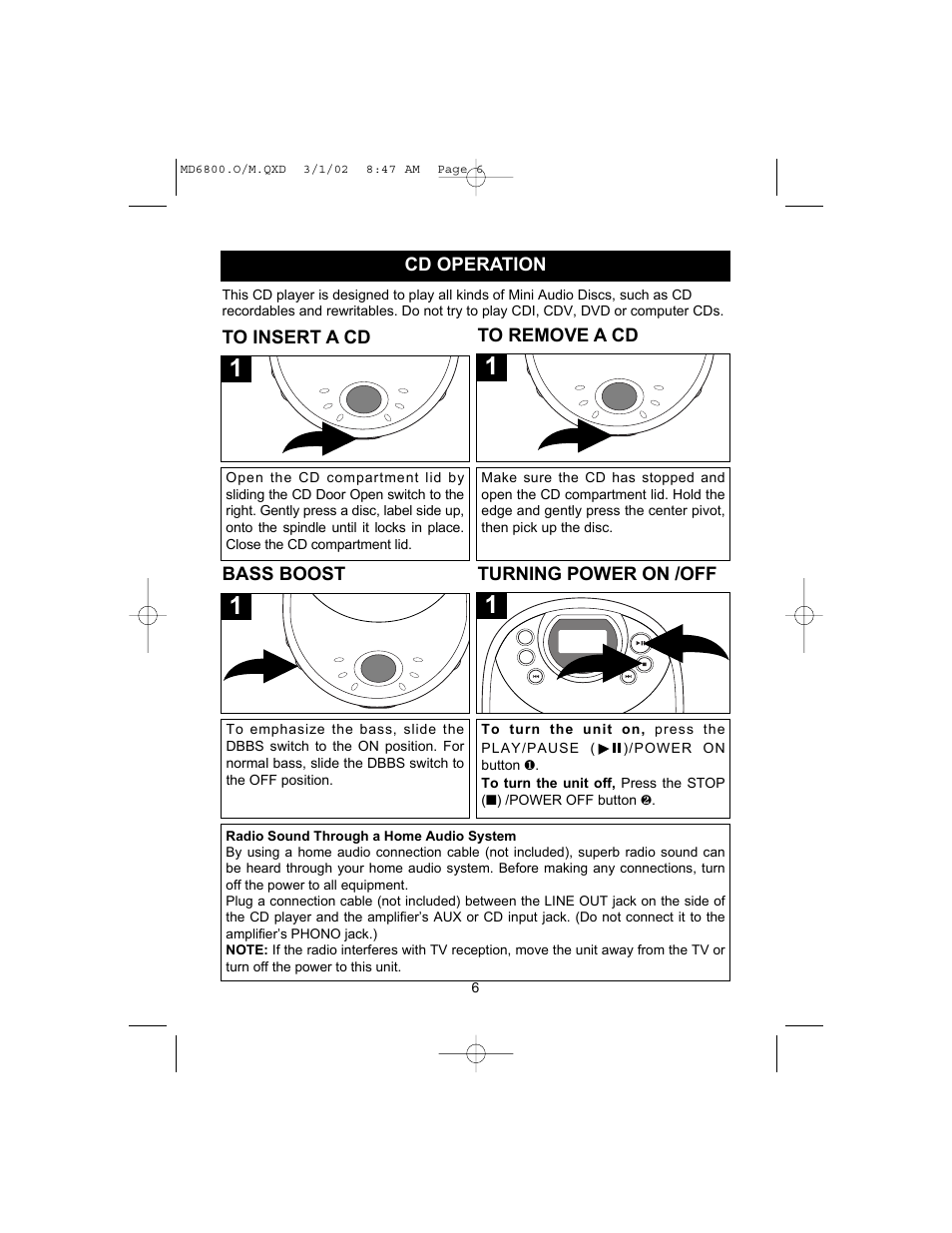 Memorex MD6800 User Manual | Page 7 / 15