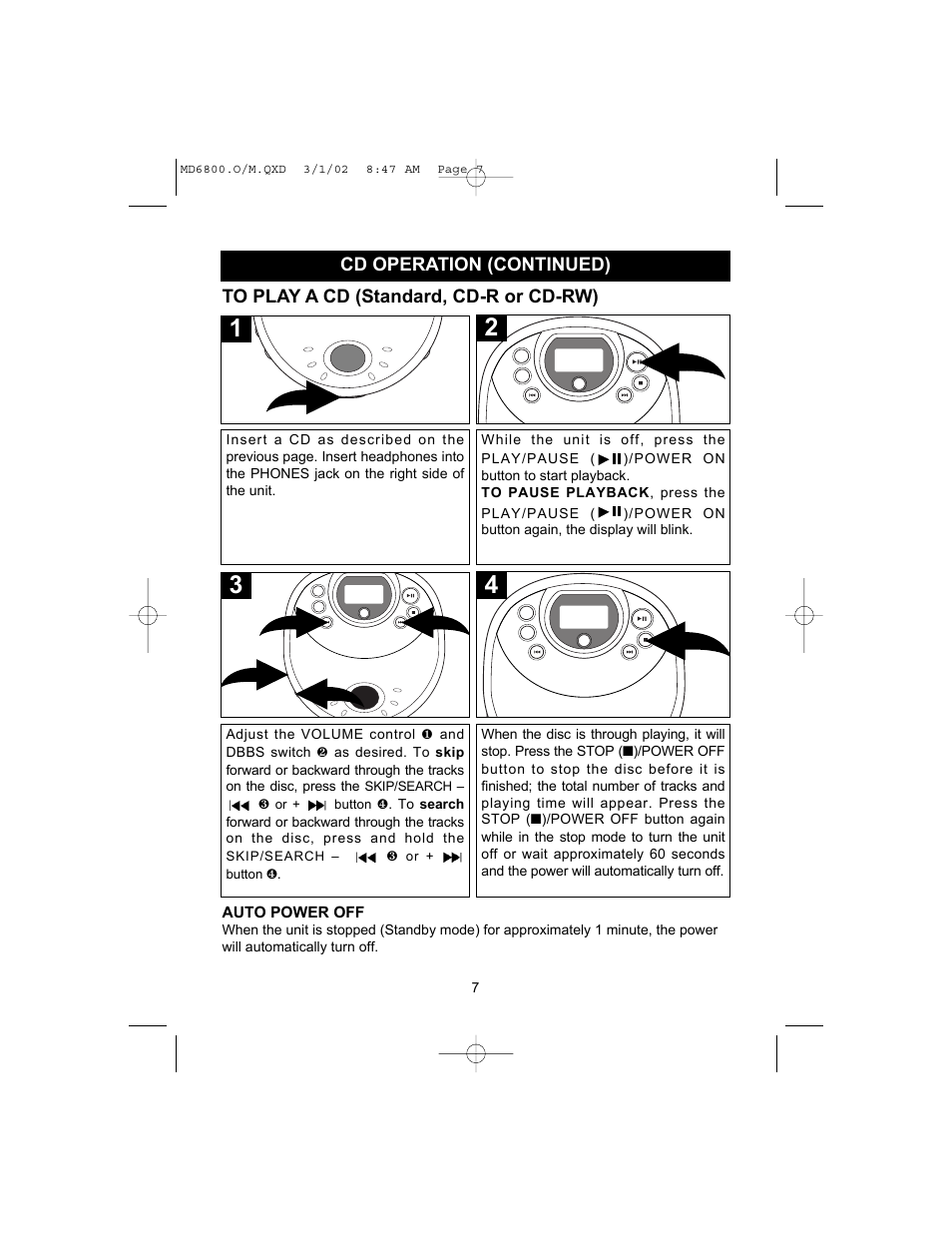 Memorex MD6800 User Manual | Page 8 / 15