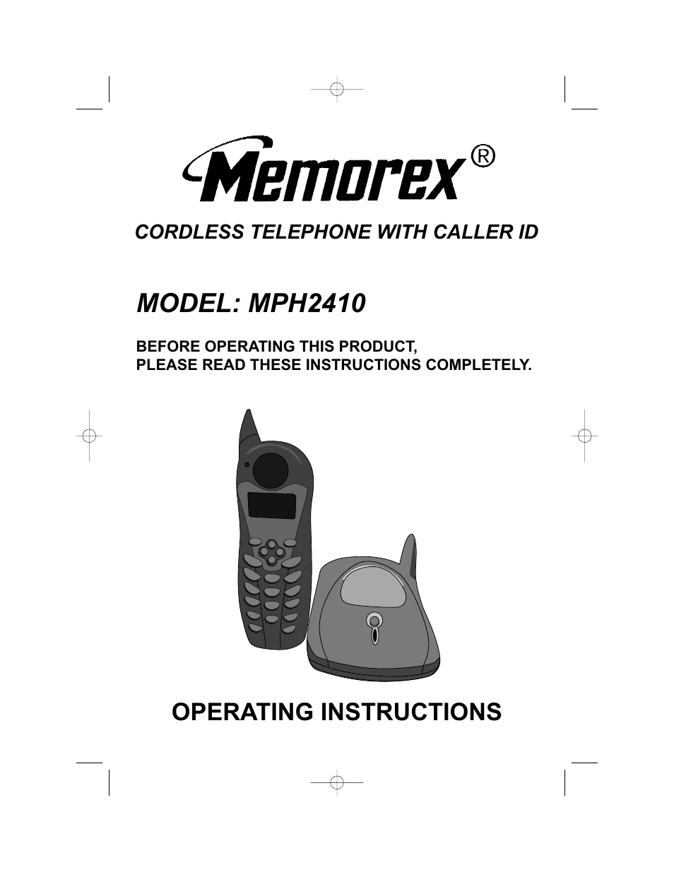 Memorex MPH2410 User Manual | 37 pages