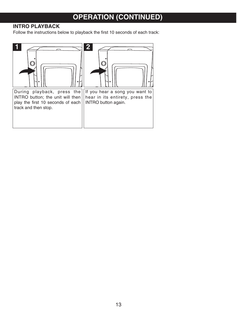 Operation (continued) | Memorex MKS5627 User Manual | Page 14 / 20