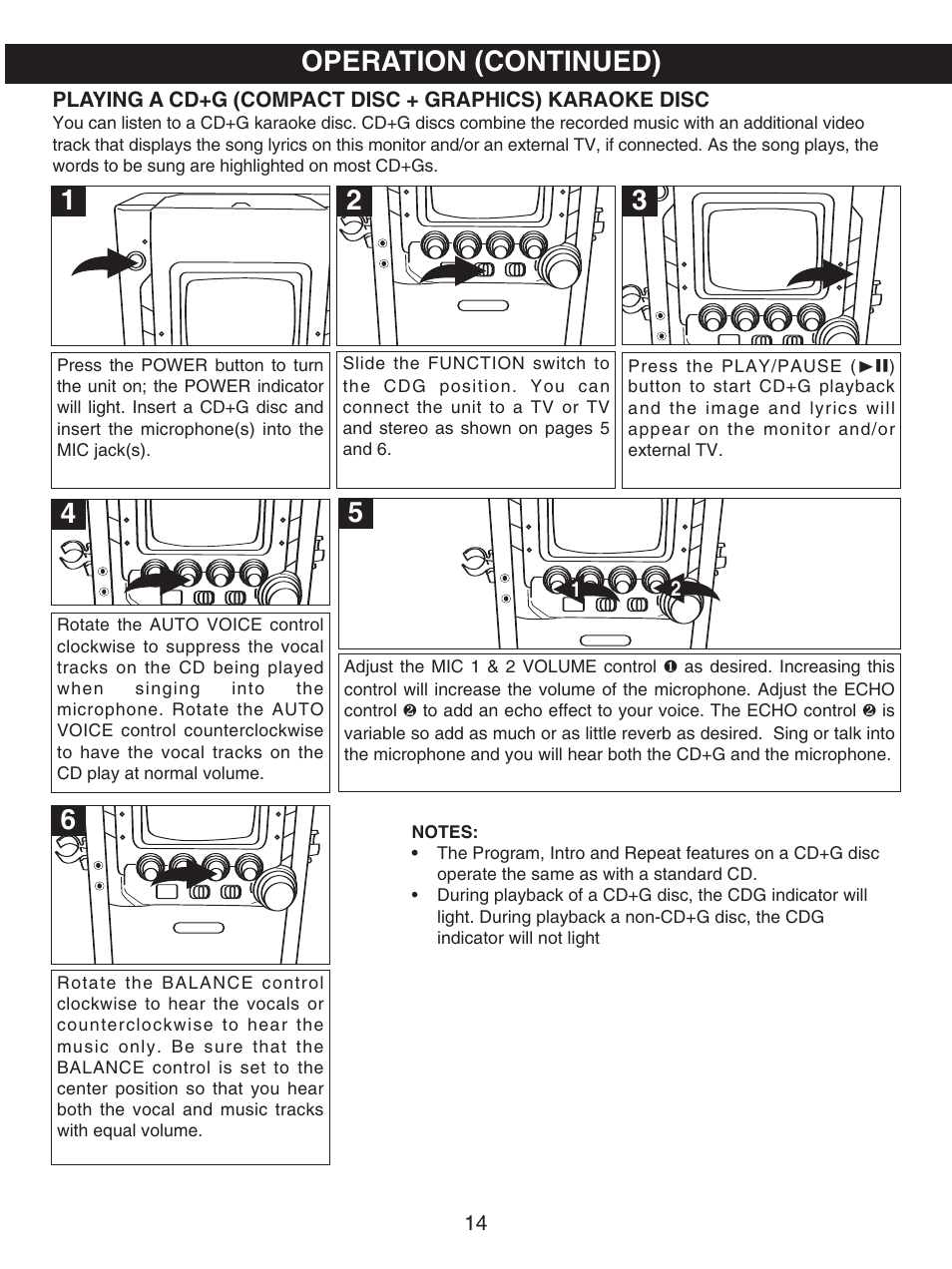 Operation (continued) | Memorex MKS5627 User Manual | Page 15 / 20