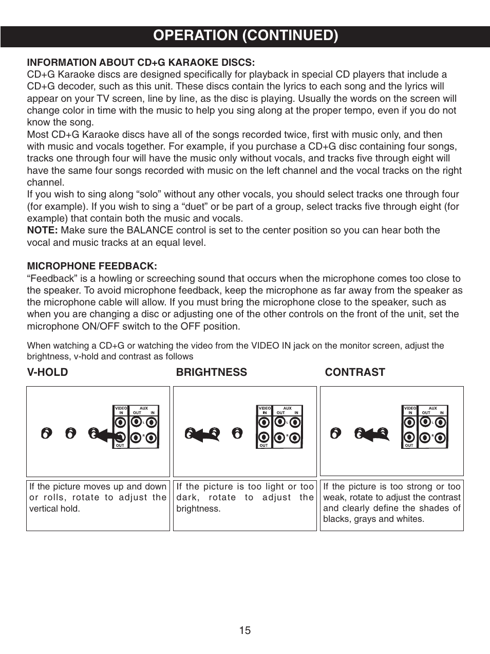 Operation (continued) | Memorex MKS5627 User Manual | Page 16 / 20