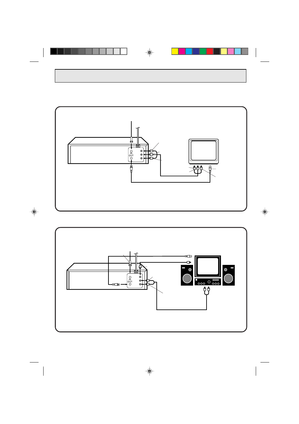 Audio/video connections, Audio/video connection, Stereo amplifier connections | Memorex MVR4042 User Manual | Page 14 / 52