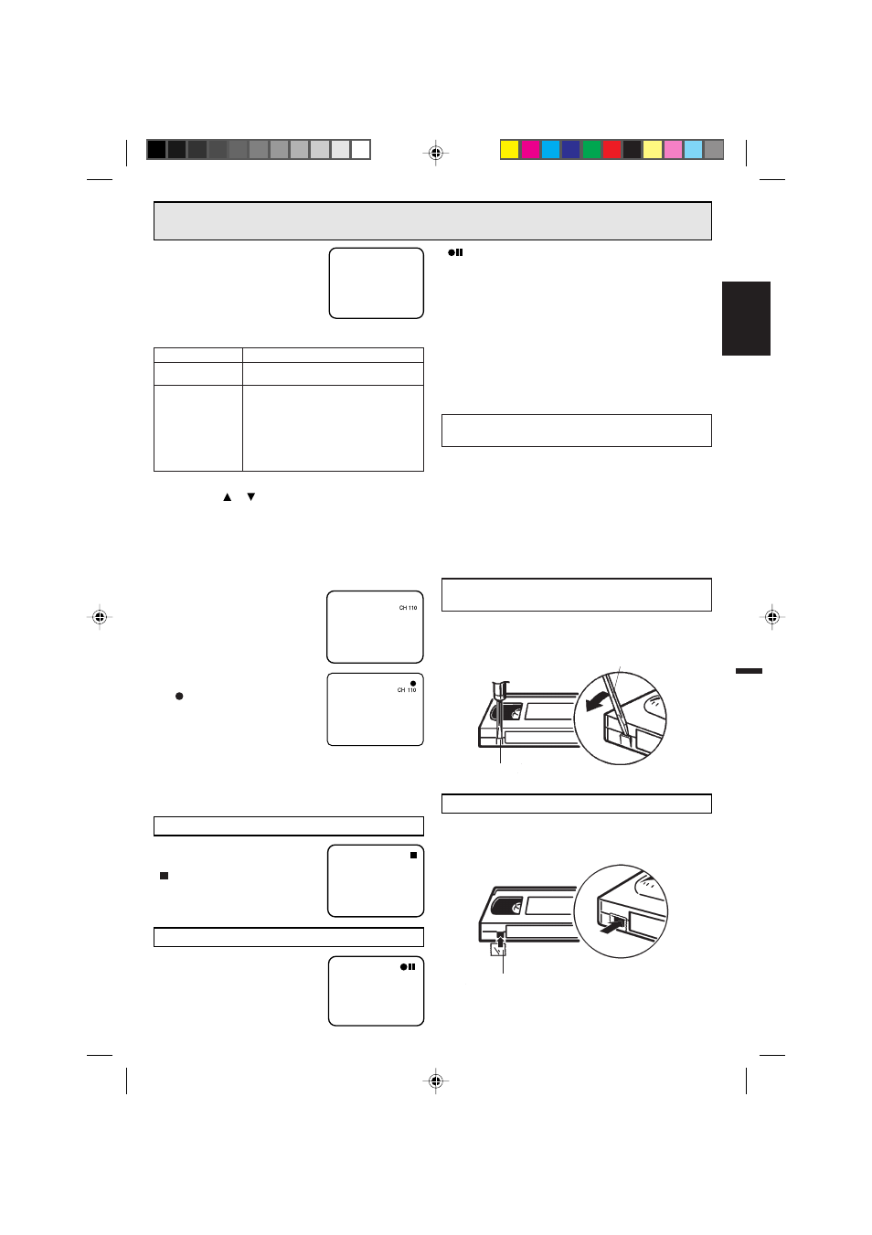 Recording a tv program, English, Recording one program while watching another | Memorex MVR4042 User Manual | Page 19 / 52