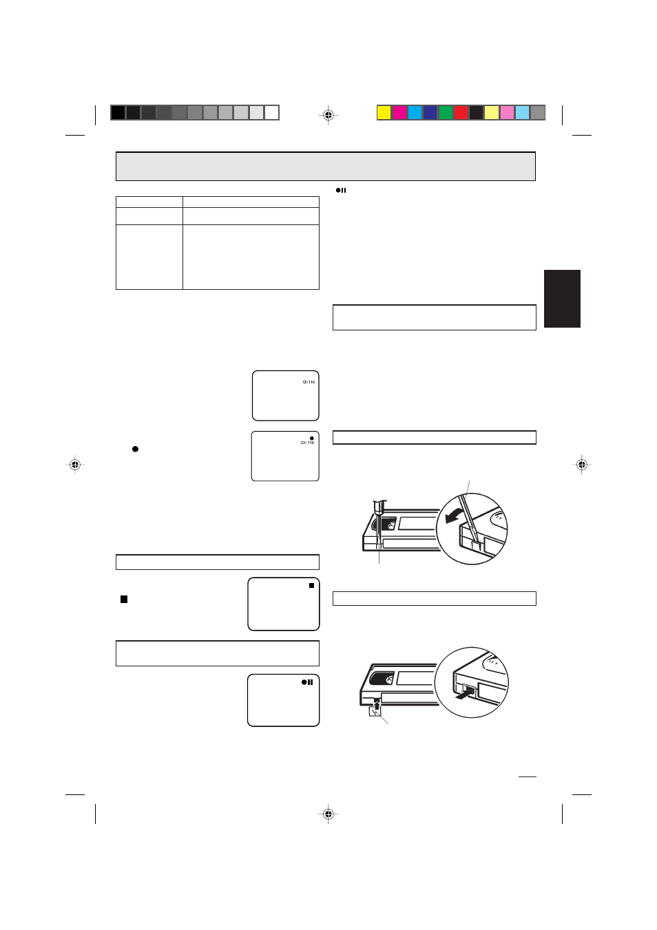 Grabacion de un programa de tv, Esp añol, Para detener la grabacion | Para grabar un programa mientras se ve otro, Para detener temporalmente la grabacion | Memorex MVR4042 User Manual | Page 45 / 52