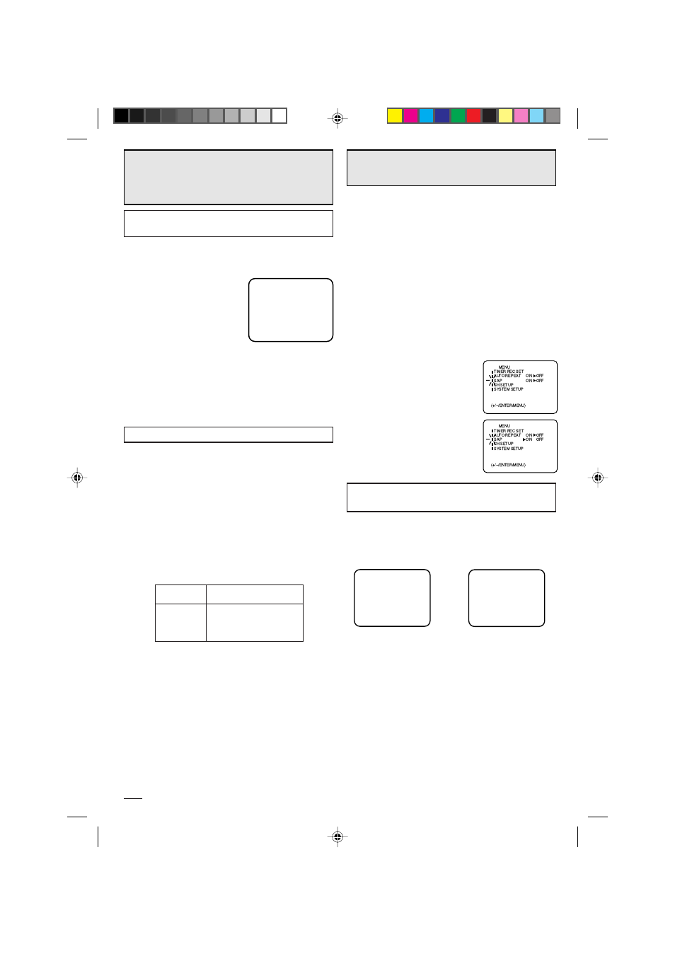 Grabacion y reproduccion estereofonicas, Segundo programa de sonido (sap), Para escuchar en sap (programa de audio separado) | Seleccion de salida, Grabacion de emisoras en estereo | Memorex MVR4042 User Manual | Page 48 / 52