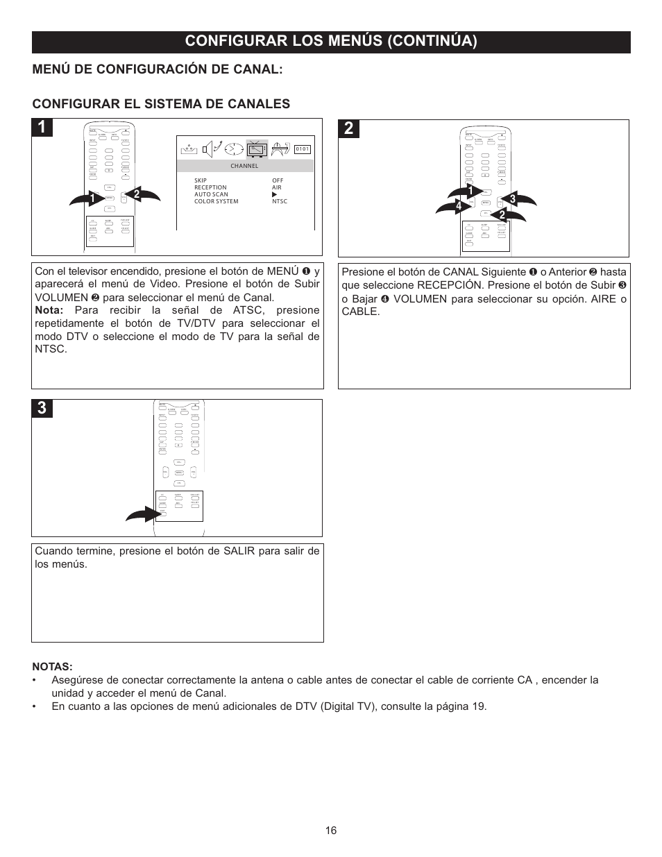 Configurar los menús (continúa) | Memorex MT2025D User Manual | Page 54 / 76