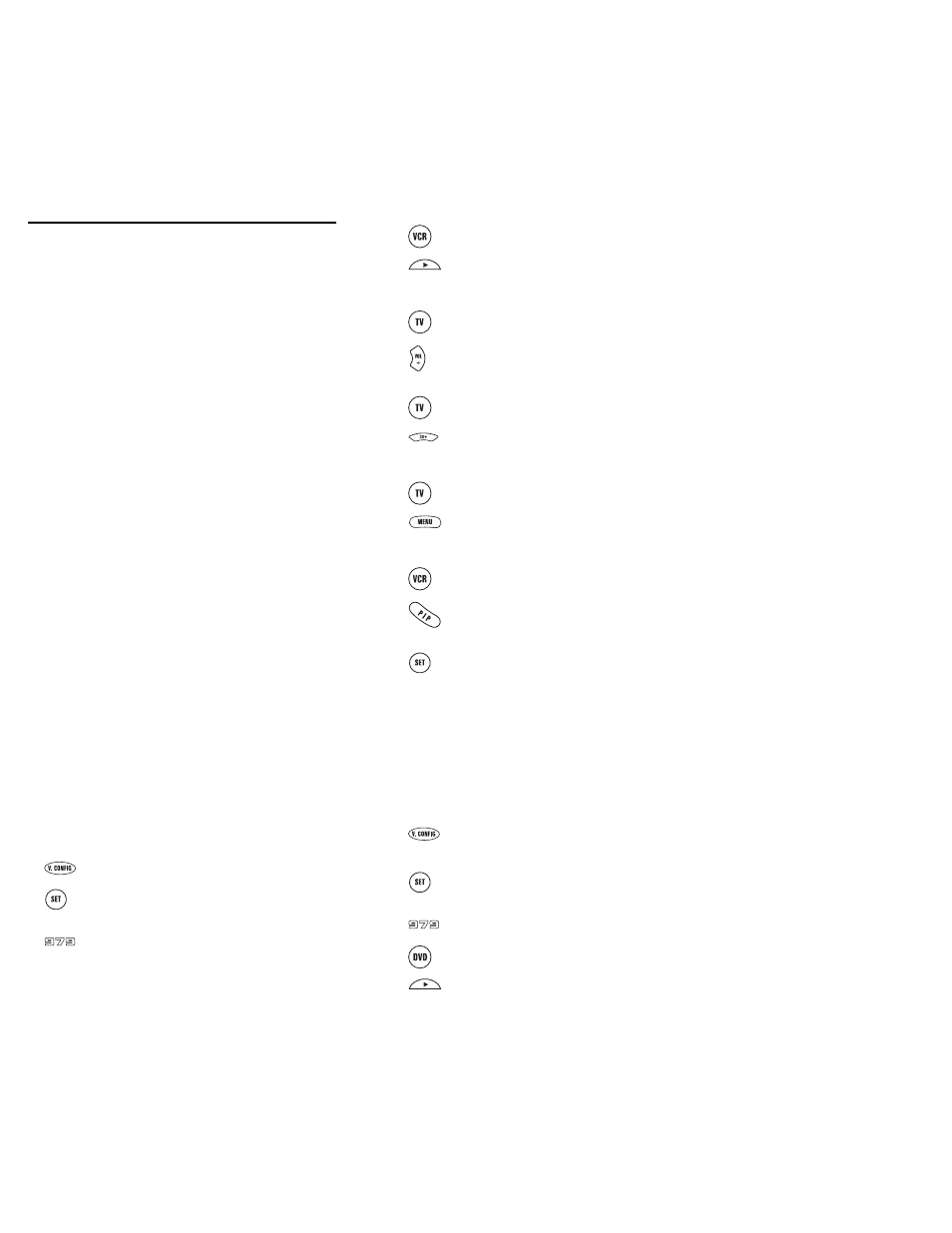 Using the video configuration mode | Memorex URC 4880 User Manual | Page 17 / 19