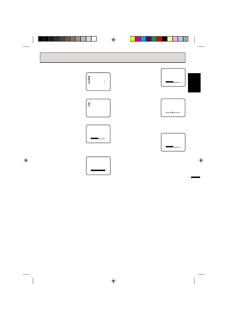 Picture control adjustments, English, Brightness | Contrast, Cancel, Color, Tint, Sharpness | Memorex MVT2140 User Manual | Page 19 / 29