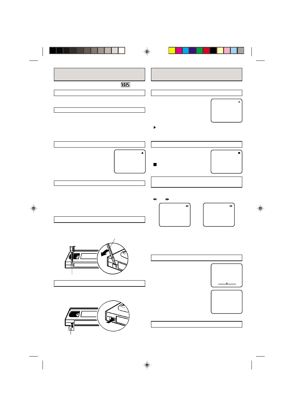 Loading and unloading, Playback | Memorex MVT2140 User Manual | Page 20 / 29