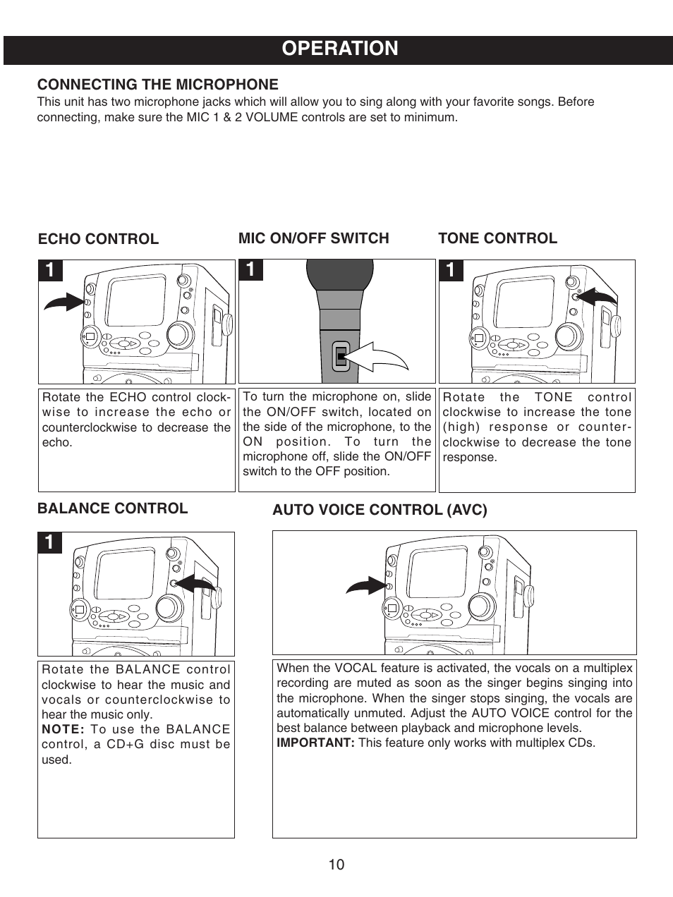 Operation | Memorex MKS8730 User Manual | Page 11 / 23