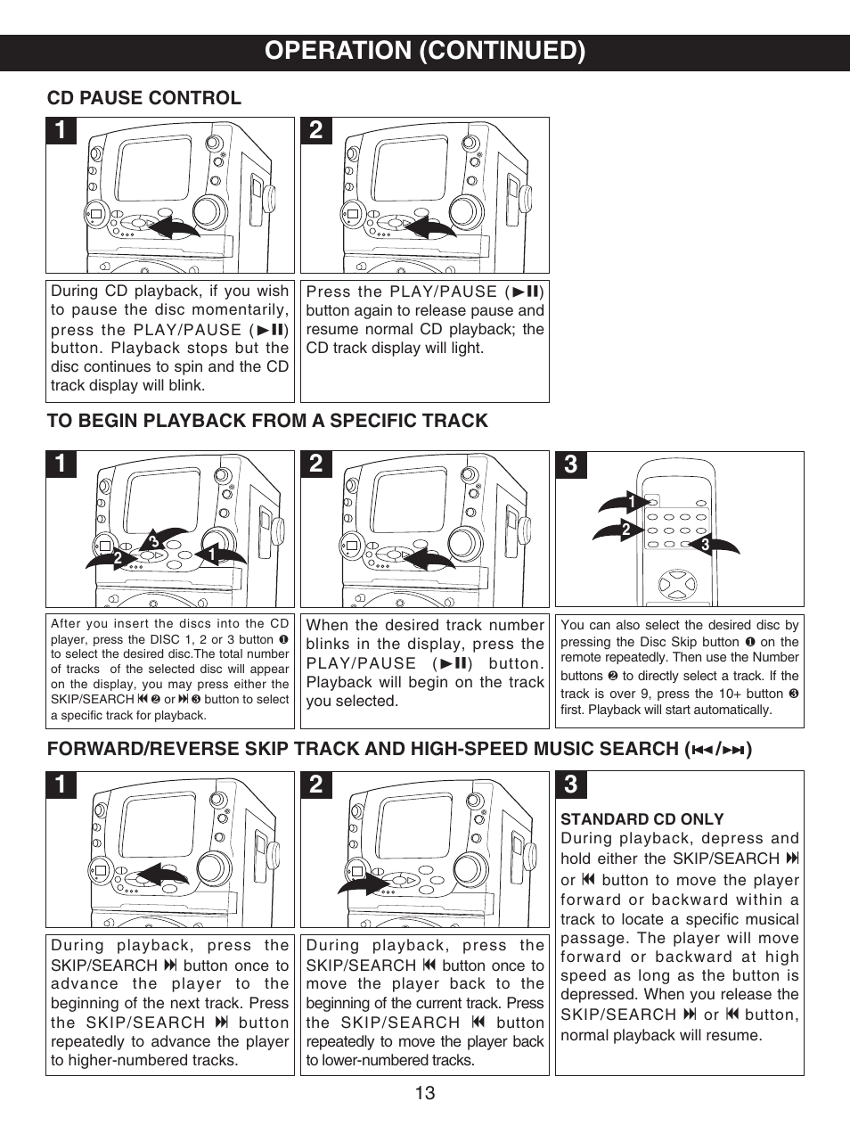 Operation (continued) | Memorex MKS8730 User Manual | Page 14 / 23