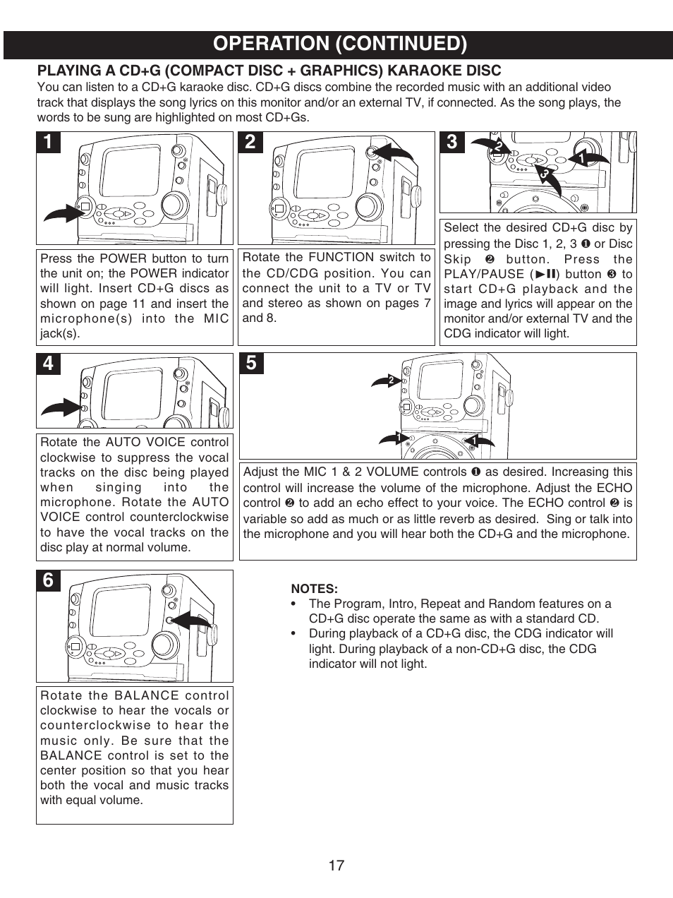 Operation (continued) | Memorex MKS8730 User Manual | Page 18 / 23