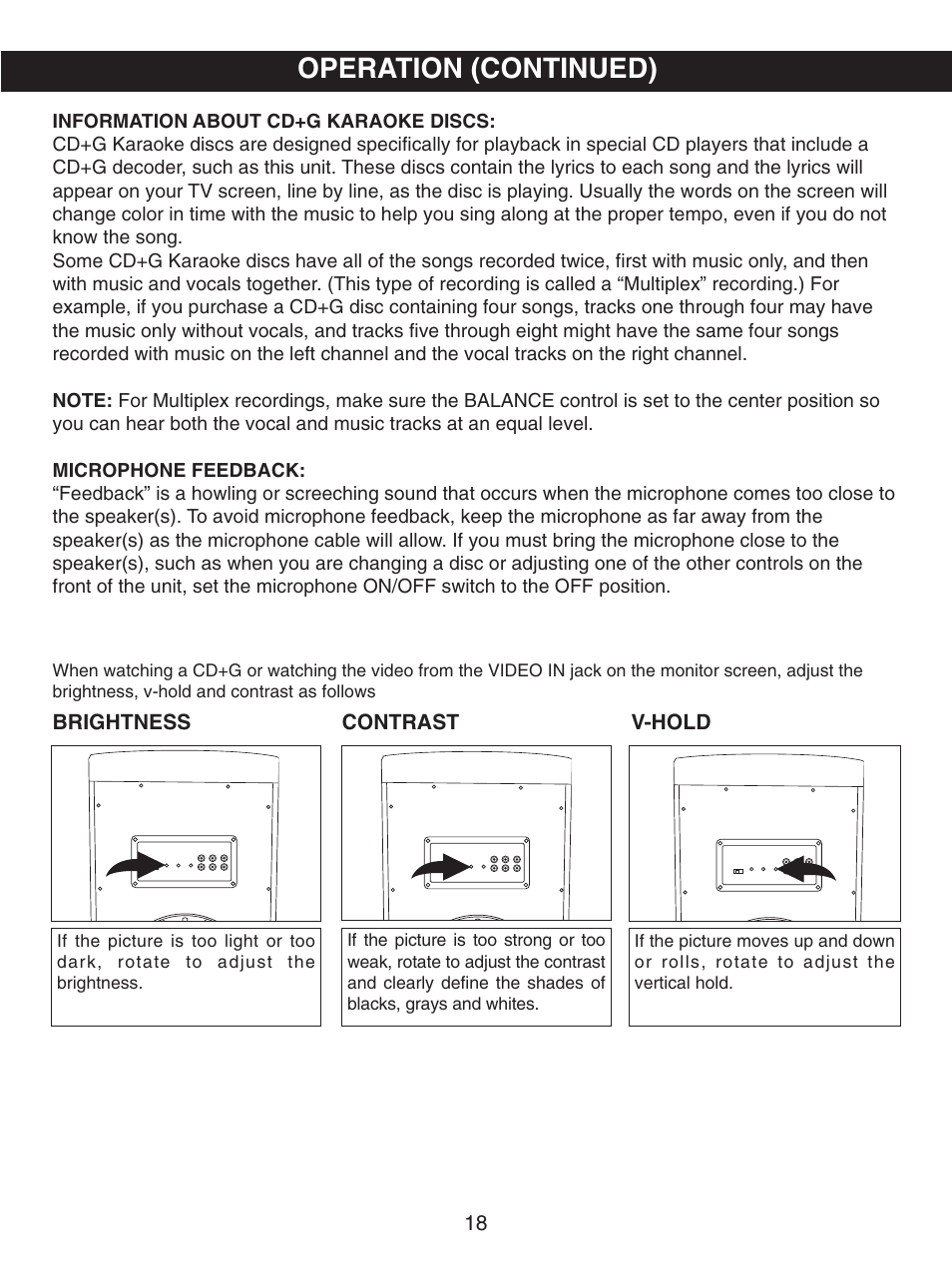 Operation (continued) | Memorex MKS8730 User Manual | Page 19 / 23