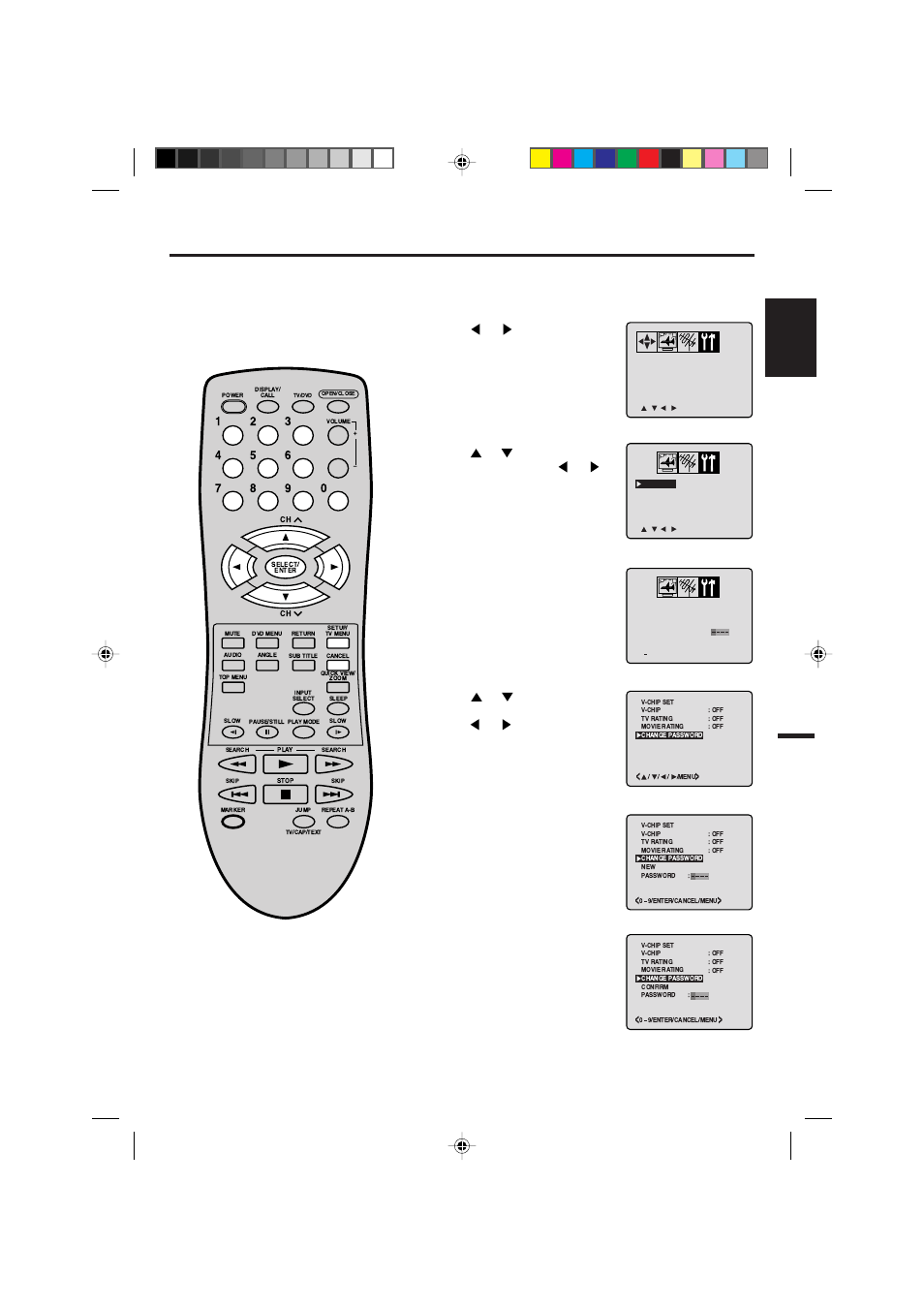 Setting the v-chip, English | Memorex MVD2019 User Manual | Page 21 / 90