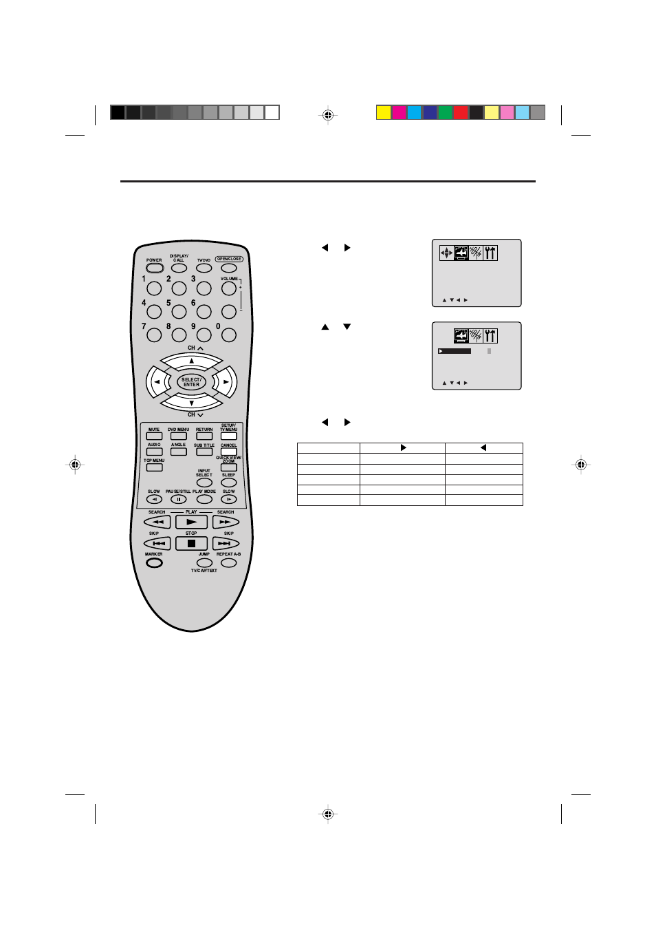 Picture control adjustment, Cancel | Memorex MVD2019 User Manual | Page 22 / 90