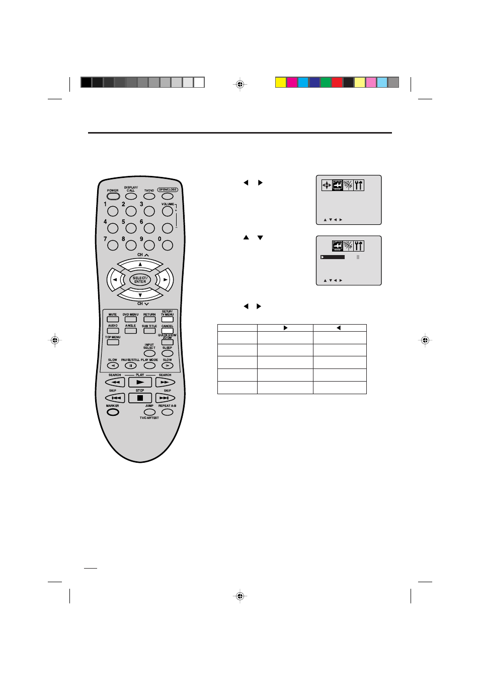 Ajustes de cotrol de imagen, Reposicion | Memorex MVD2019 User Manual | Page 66 / 90