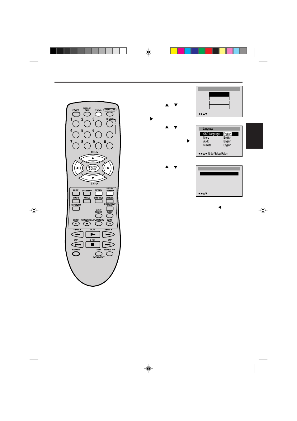 Selección del idioma, Esp añol | Memorex MVD2019 User Manual | Page 77 / 90