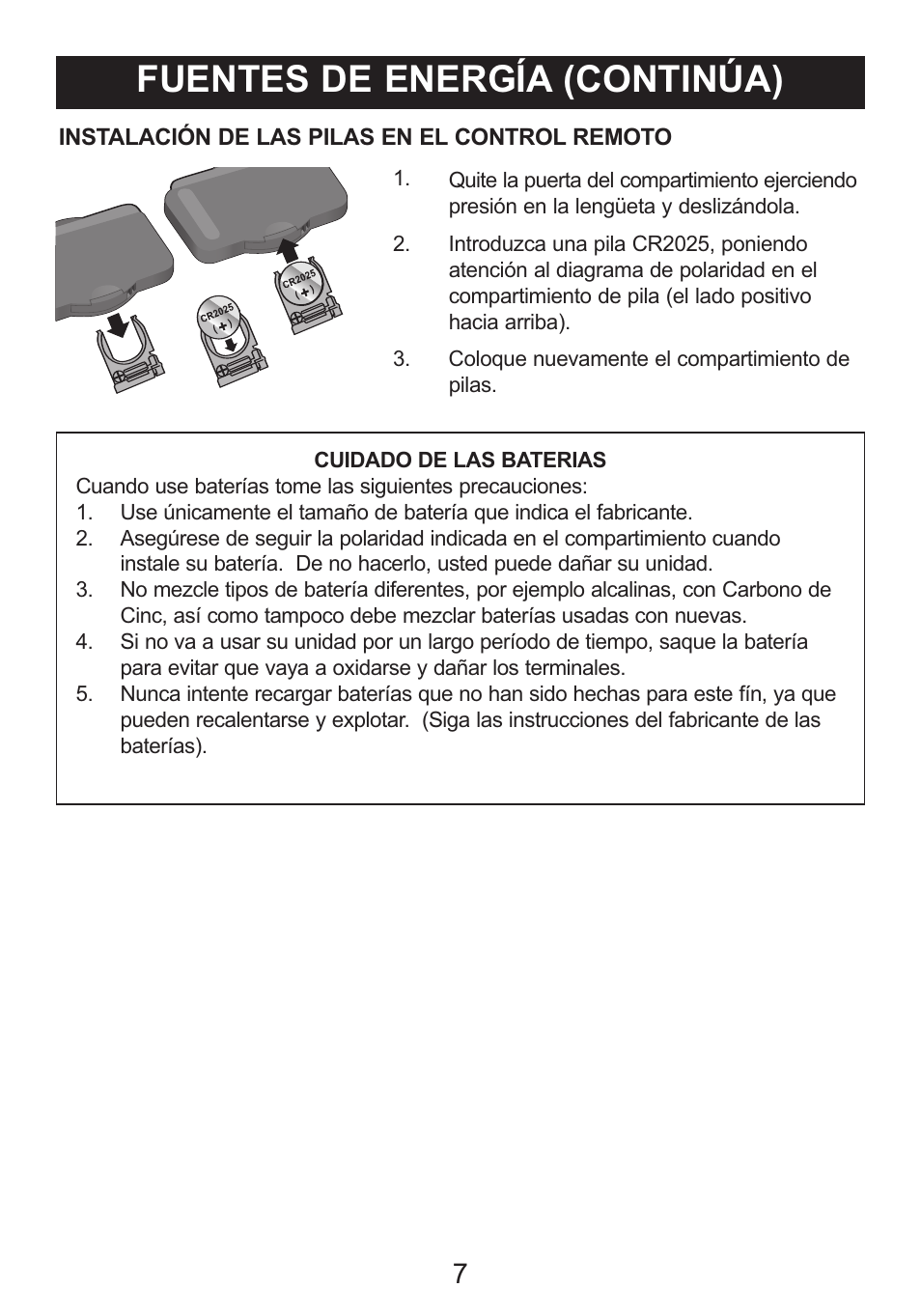Fuentes de energía (continúa) | Memorex iWake Mi4004 User Manual | Page 29 / 42