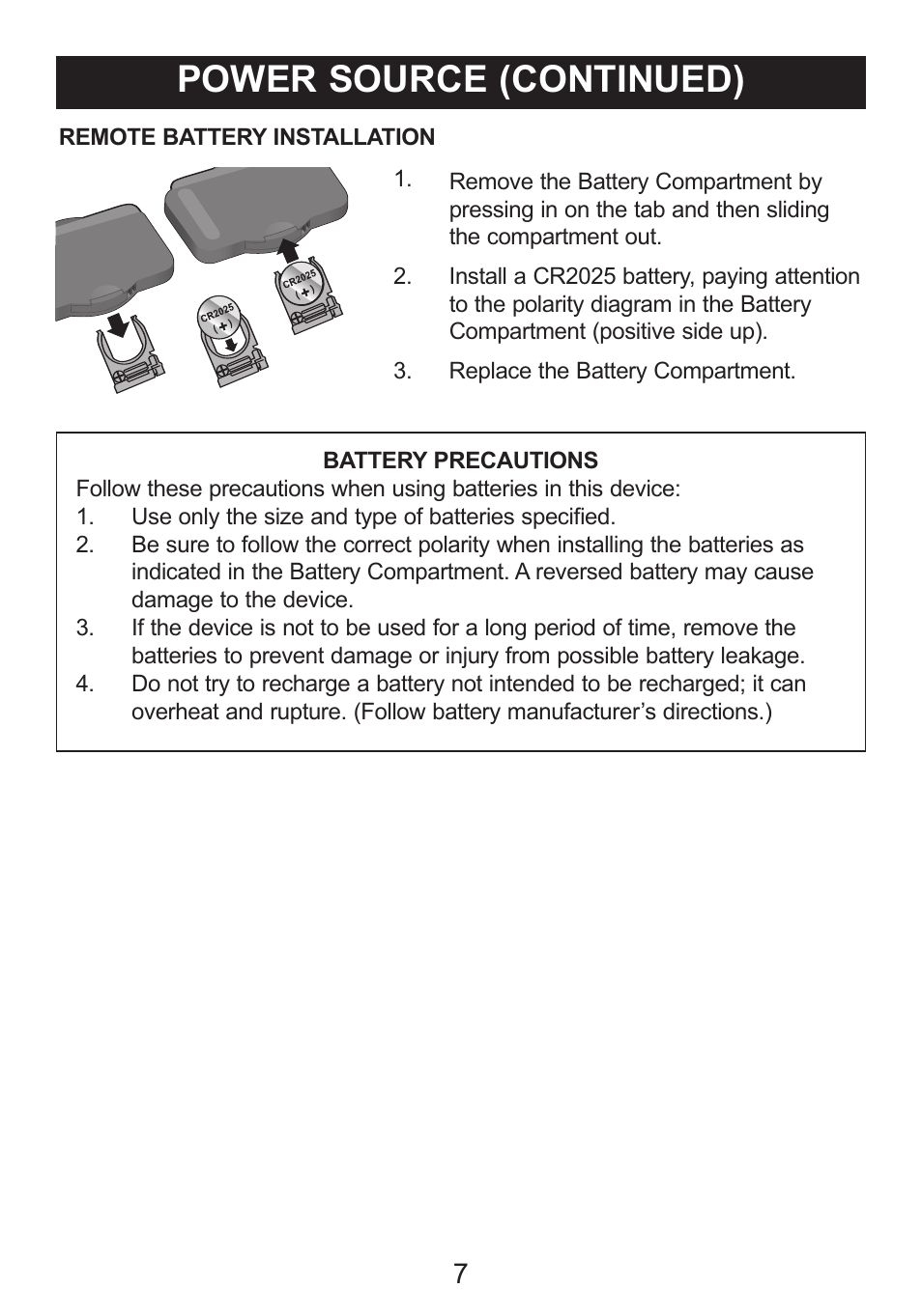 Power source (continued) | Memorex iWake Mi4004 User Manual | Page 8 / 42