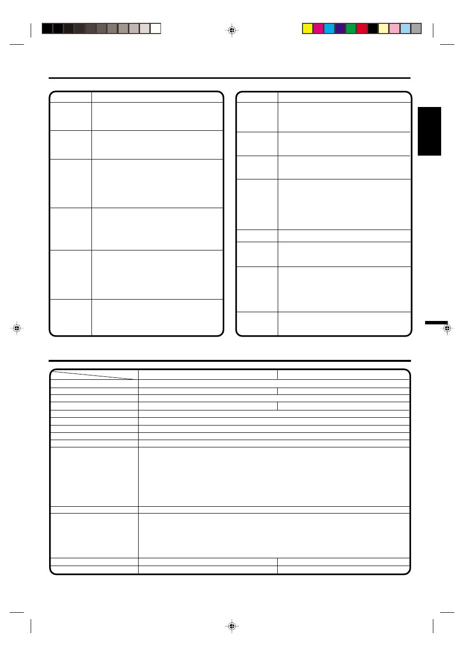 Troubleshooting guide, Specifications, English | Accessories | Memorex MT2252S MT2271S User Manual | Page 11 / 24