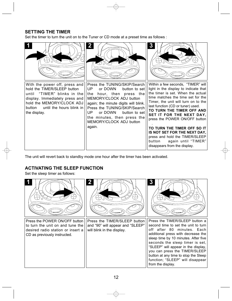 Memorex MP3223 User Manual | Page 13 / 16