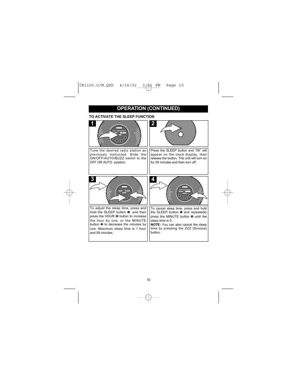 Memorex MSP-CR1100 User Manual | Page 11 / 14