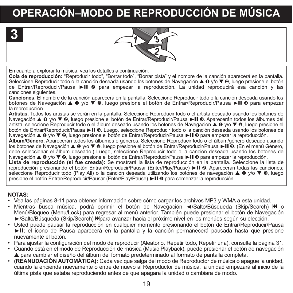 Operación–modo de reproducción de música | Memorex MMP8568-SPT User Manual | Page 65 / 92