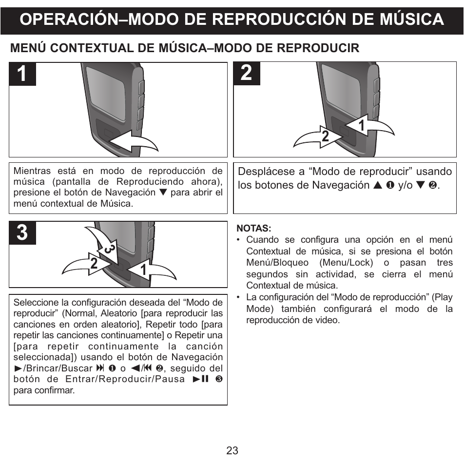 Operación–modo de reproducción de música | Memorex MMP8568-SPT User Manual | Page 69 / 92
