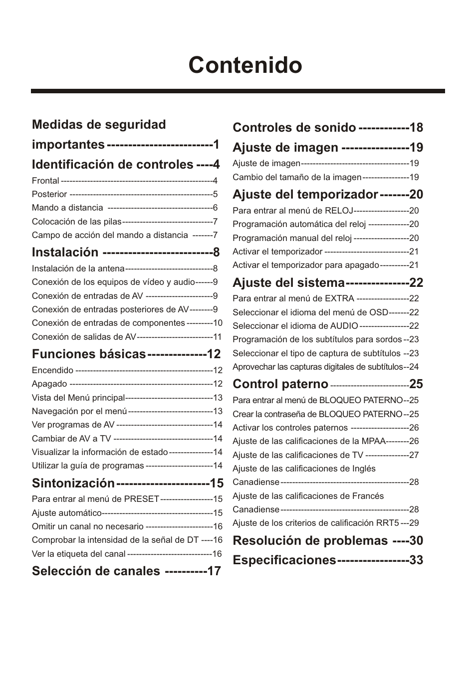 Memorex Flat Screen Tv User Manual | Page 36 / 71