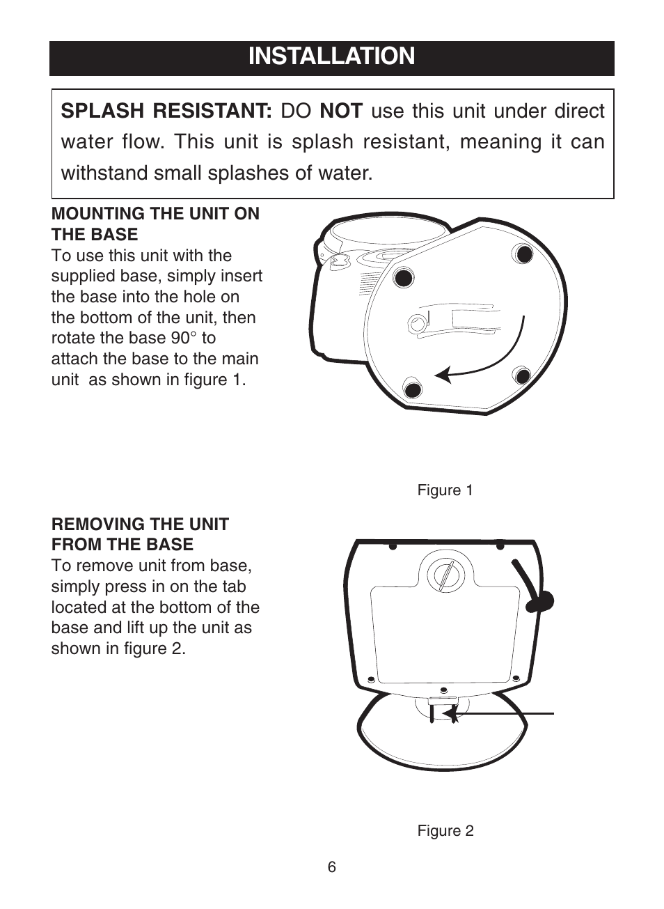 Installation | Memorex MC1009 User Manual | Page 7 / 19