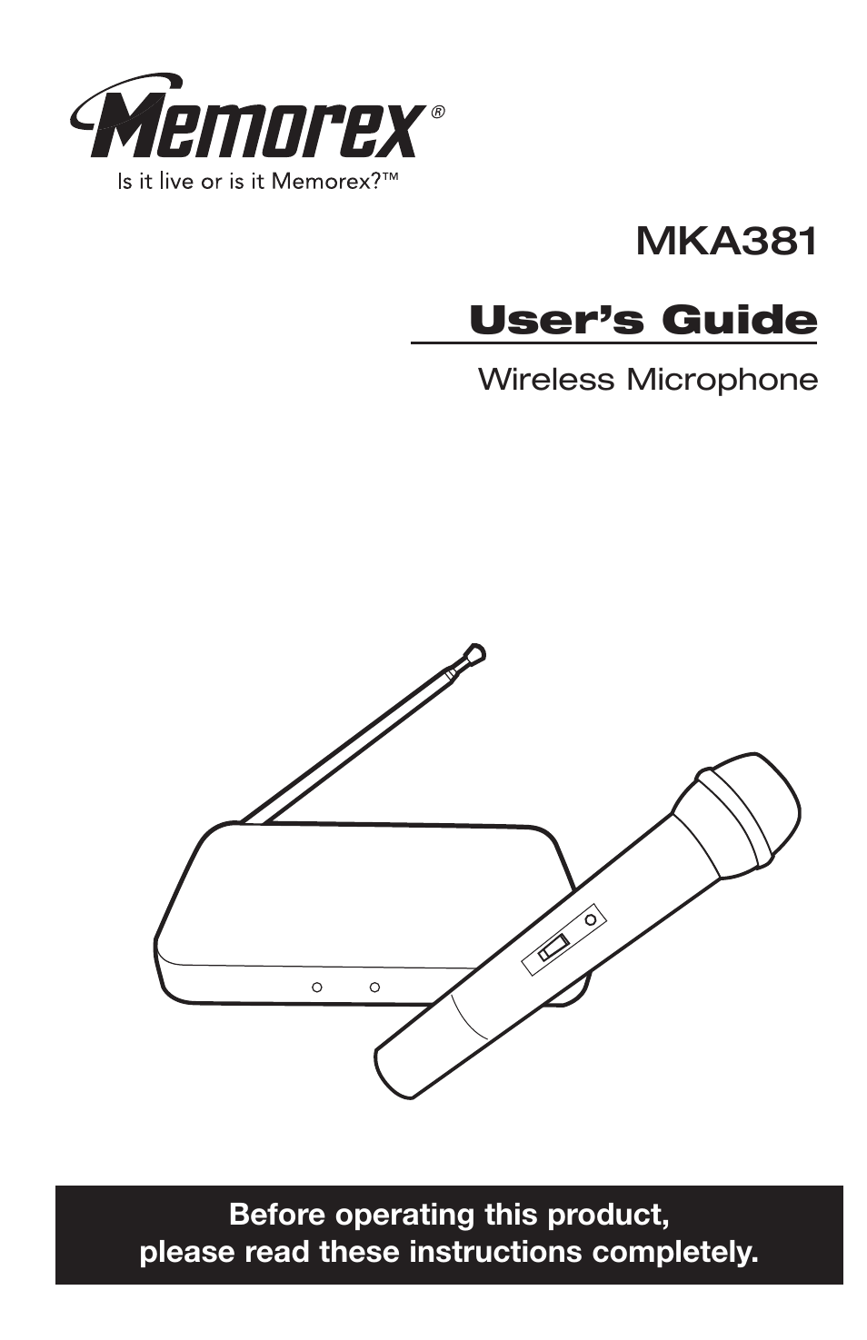 Memorex MKA381 User Manual | 7 pages