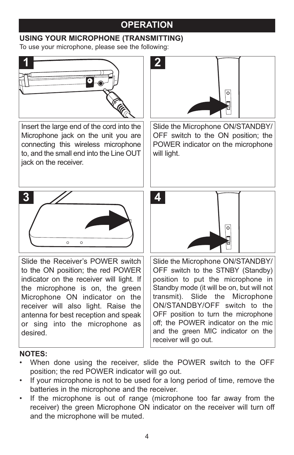 Operation | Memorex MKA381 User Manual | Page 5 / 7