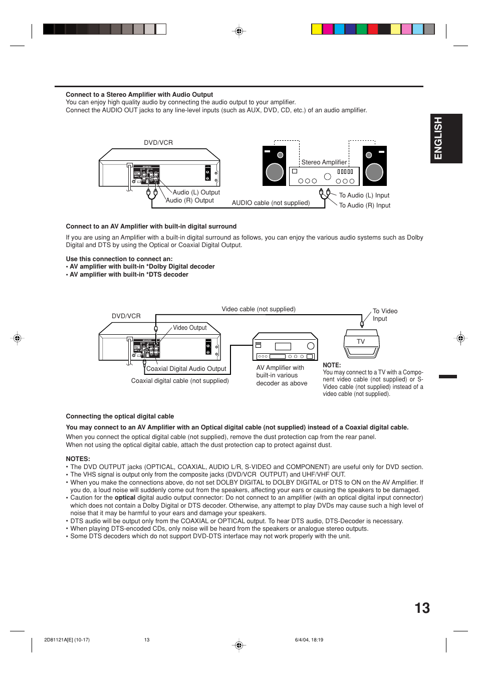 English | Memorex MVD4540C User Manual | Page 13 / 68