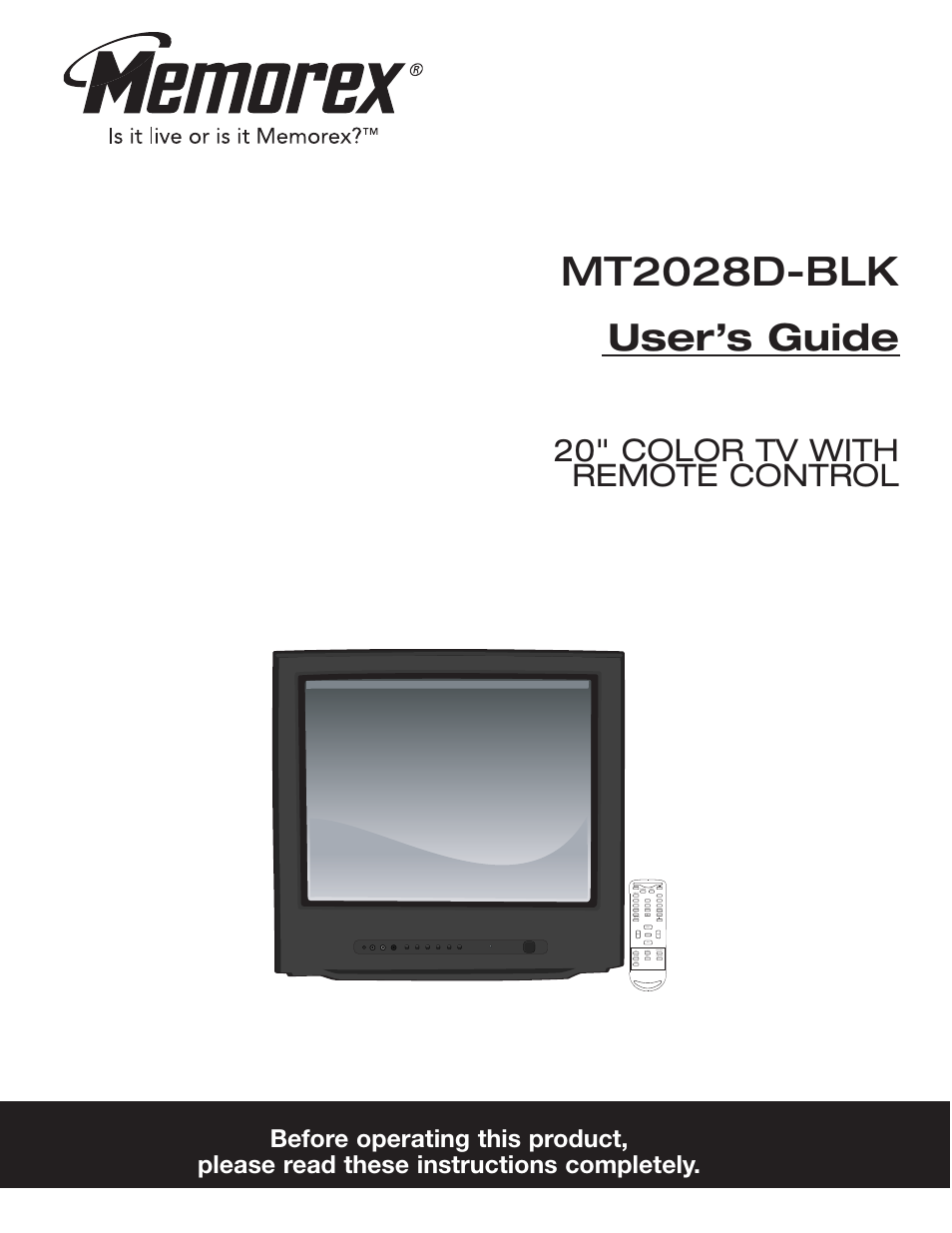 Memorex MT2028D-BLK User Manual | 82 pages