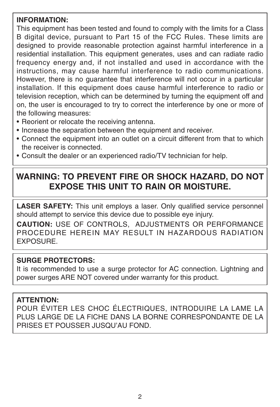 Memorex MP8805 User Manual | Page 3 / 19